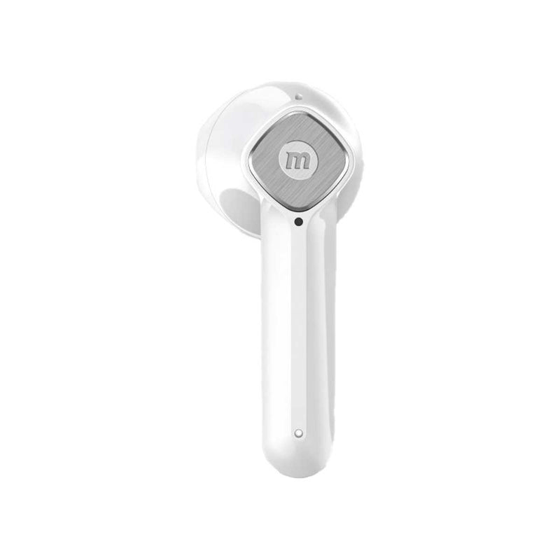 MOMAX 185354 BT11W Pills Lite 3 True Wireless Earbuds, White سماعات موماكس