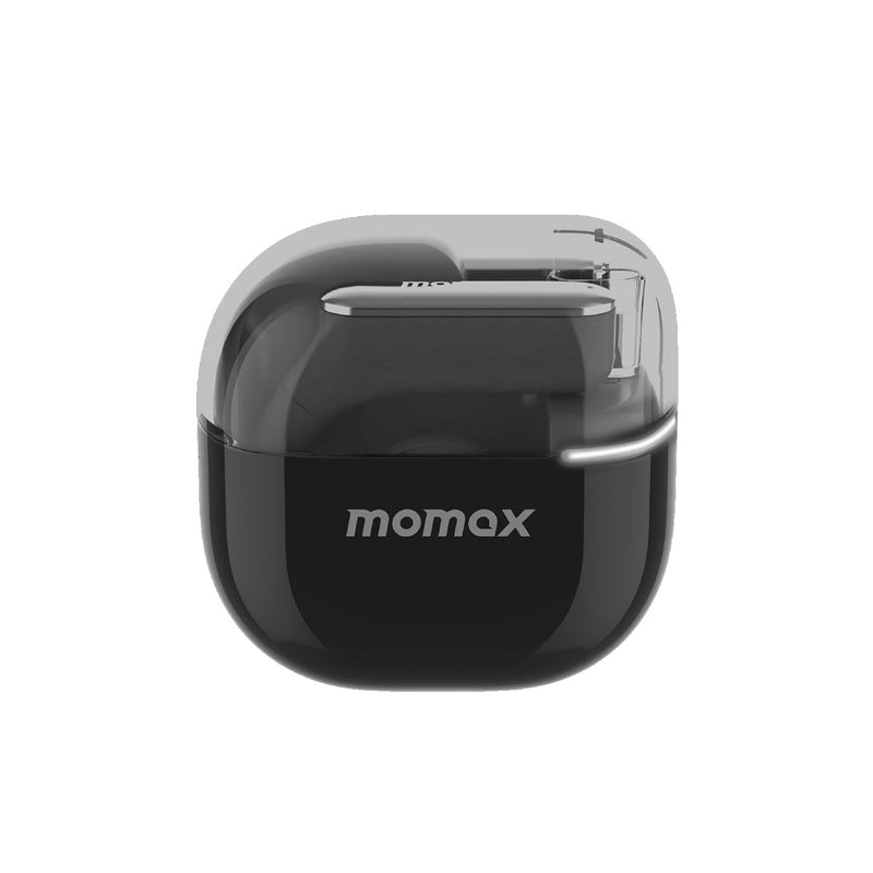MOMAX 200002615 BT12D Pill Wave Open-Ear True Wireless Earbuds, Black سماعات موماكس