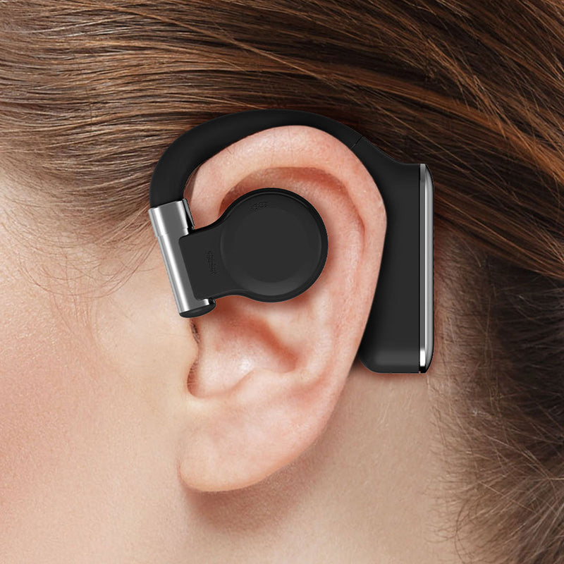 MOMAX 200002615 BT12D Pill Wave Open-Ear True Wireless Earbuds, Black سماعات موماكس