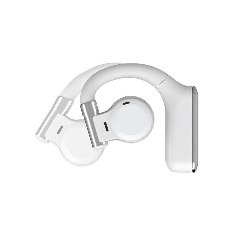 MOMAX 200002600 BT12W Pill Wave Open-Ear True Wireless Earbuds, White سماعات موماكس