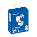 MOMAX 200002600 BT12W Pill Wave Open-Ear True Wireless Earbuds, White سماعات موماكس