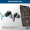 CELLULARLINE BTECLIPSETWSK 4062 ECLIPSE Wireless Earphones with Charging Case, Black سماعات