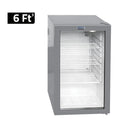 NEWAL BTL-93/05 Mini Bottle Cooler 2 Pcs Steel Shelves and 1 Glass Shelf