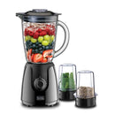 BLACK & DECKER BX440G-B5 400W Glass Jar Blender with 2 Mills  خلاط مع وعاء زجاجي ومطحنتين