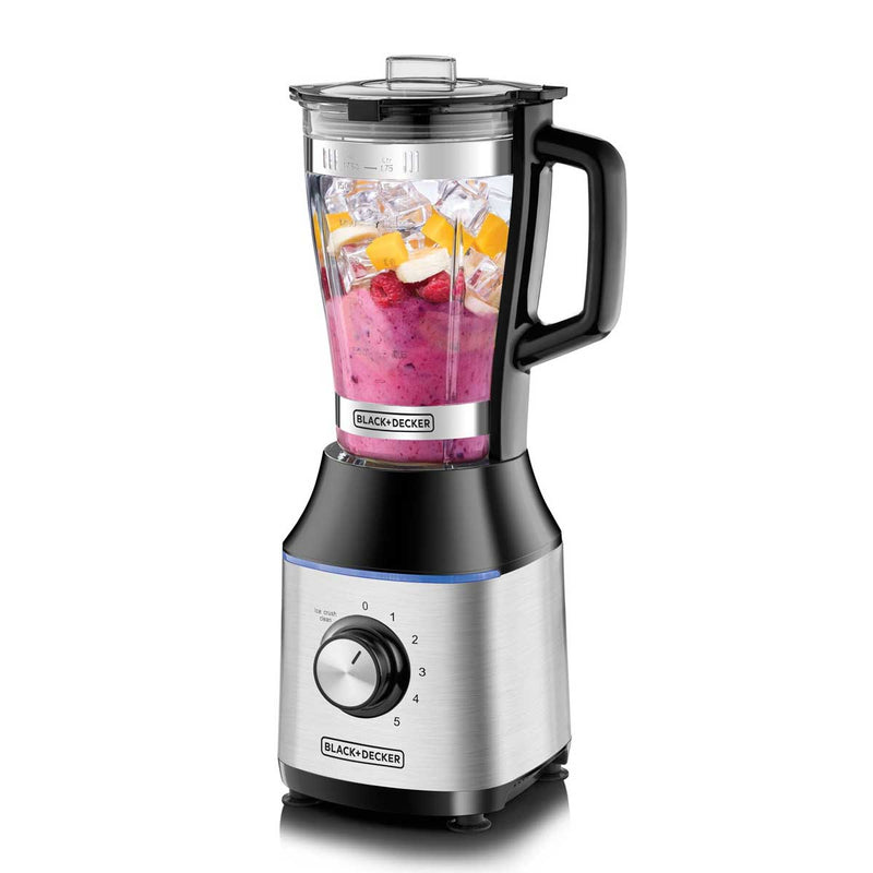 BLACK & DECKER BX650G-B5 650W Glass Blender  خلاط عالي السرعة مع وعاء زجاجي