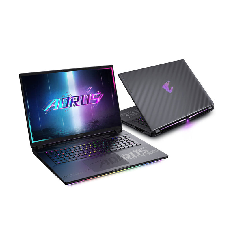 GIGABYTE BYHC5AED65SP AORUS (2025) MASTER 18 BYH 18” Mini LED QHD 240Hz Gaming Laptop لابتوب اوروس 18 انج ويندوز 11 برو - 32 كيكابايت - 2تيرابايت