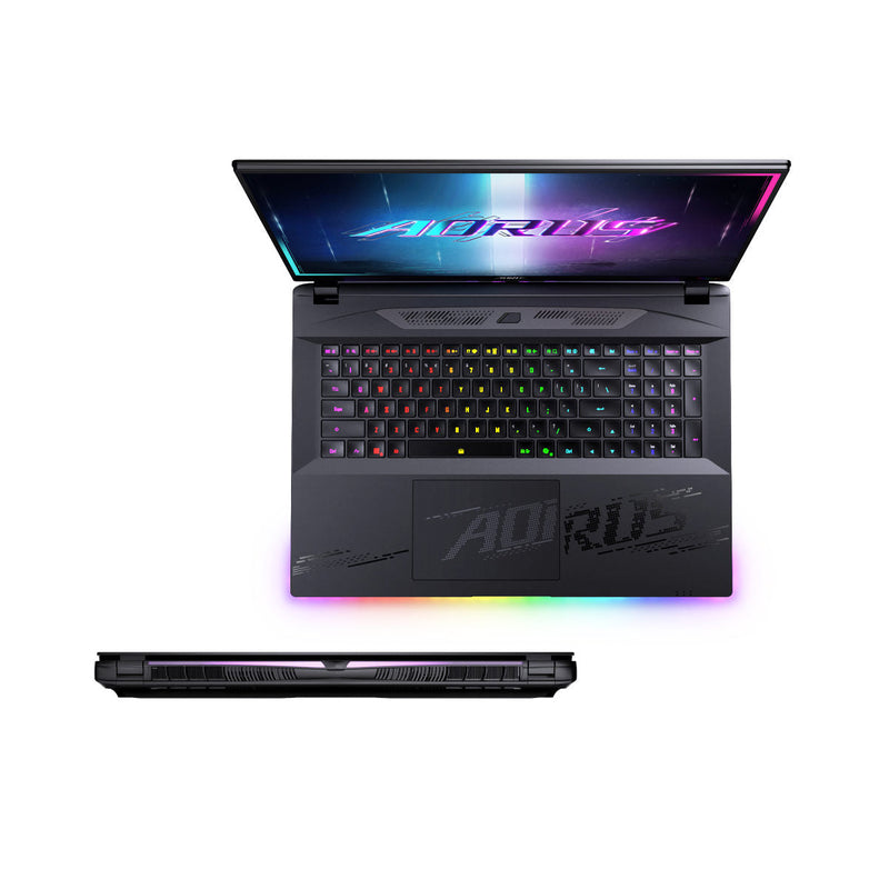 GIGABYTE BYHC5AED65SP AORUS (2025) MASTER 18 BYH 18” Mini LED QHD 240Hz Gaming Laptop لابتوب اوروس 18 انج ويندوز 11 برو - 32 كيكابايت - 2تيرابايت