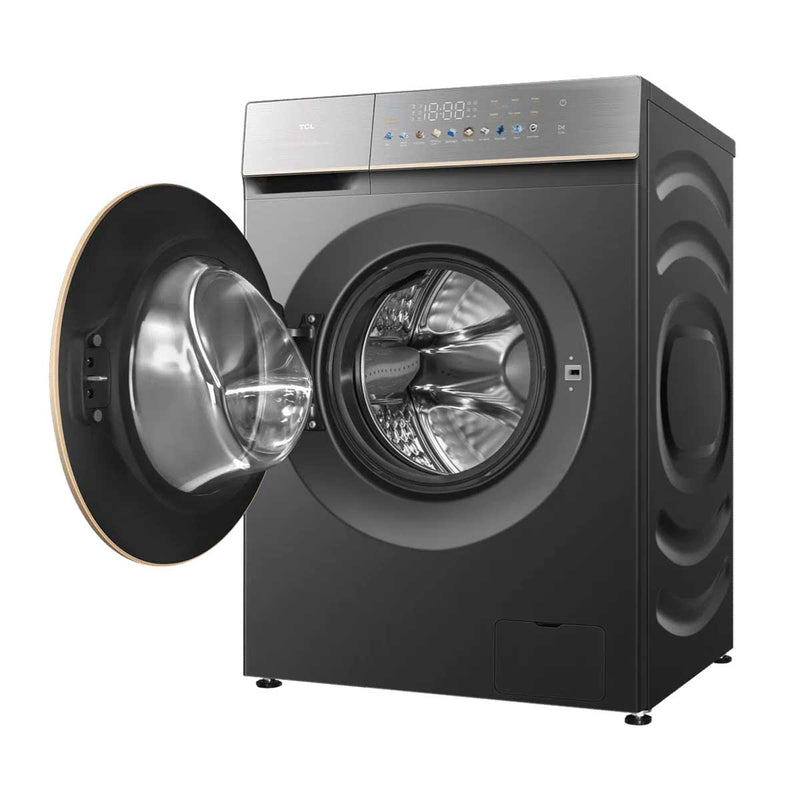 TCL C7110WDG Washer & Dryer 10Kg غسالة مع مجففة تعبئة امامية محرك دفع مباشر شاشة مطورة