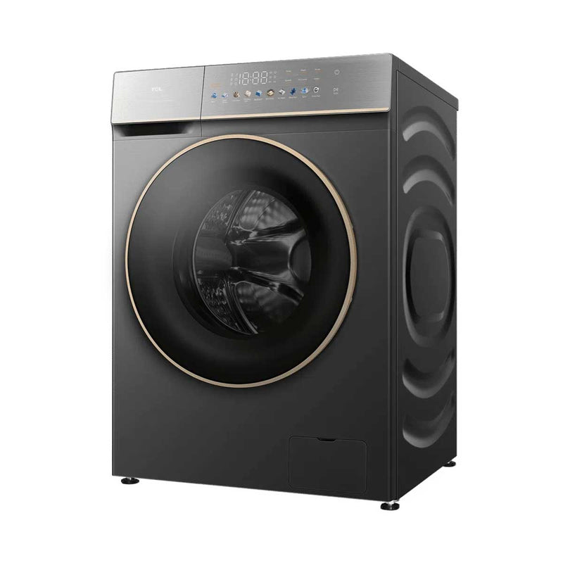 TCL C7110WDG Washer & Dryer 10Kg غسالة مع مجففة تعبئة امامية محرك دفع مباشر شاشة مطورة