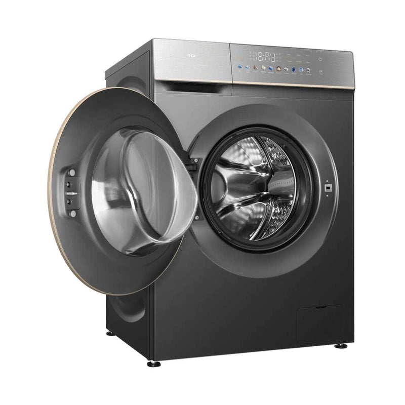 TCL C7110WDG Washer & Dryer 10Kg غسالة مع مجففة تعبئة امامية محرك دفع مباشر شاشة مطورة