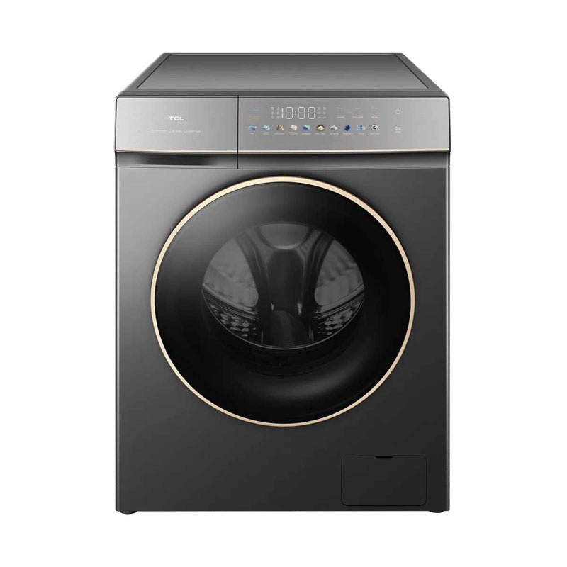 TCL C7110WDG Washer & Dryer 10Kg غسالة مع مجففة تعبئة امامية محرك دفع مباشر شاشة مطورة