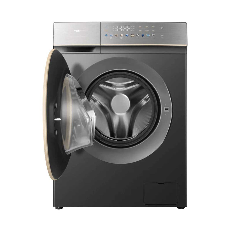 TCL C7110WDG Washer & Dryer 10Kg غسالة مع مجففة تعبئة امامية محرك دفع مباشر شاشة مطورة