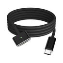 MCDODO CA-0140 2 in 1 USB-C to USB-C + Magsafe 3 Cable 240W/140W, Black