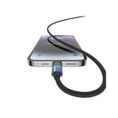 MCDODO CA-8190 USB-C to lightning Cable with 7 Colorful Lights, Gray