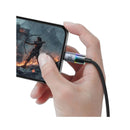 MCDODO CA-8200 4-in-1 USB-C to USB-C Data Cable with 7 Colorful Lights, Gray