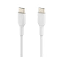 BELKIN CAB003BT1MWH2PK USB-C to USB-C Cable, White كيبل شحن تيب سي بيلكن