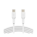 BELKIN CAB003BT1MWH2PK USB-C to USB-C Cable, White كيبل شحن تيب سي بيلكن