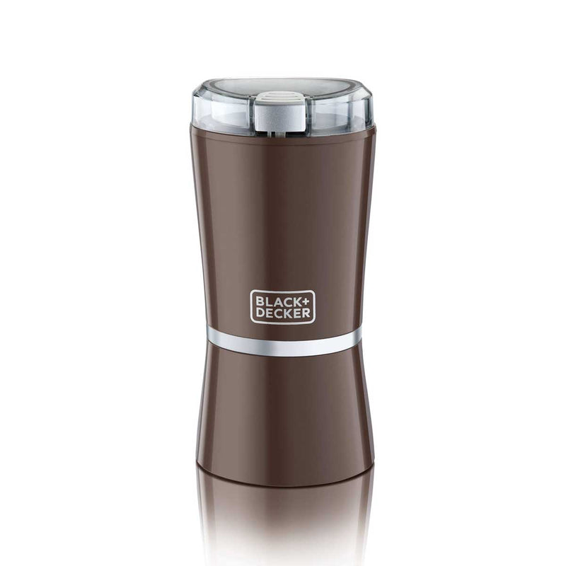 BLACK & DECKER CBM4-B5 Coffee Bean Mill  مطحنة قهوة مع كوب وشفرة من الفولاذ