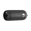 BELKIN CCA004BTBK BoostCharge 30W USB-C Car Charger, Black