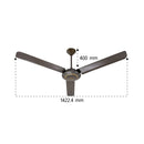 SHOWNIC CF-56L40BG Ceiling Fan 56" 5 Speeds, Brown مروحة شونك خمسة مراحل