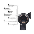 SHOWNIC CF-56L40BZ Ceiling Fan, Black مروحة سقفية شونك