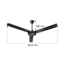 SHOWNIC CF-56L40BZ Ceiling Fan, Black مروحة سقفية شونك