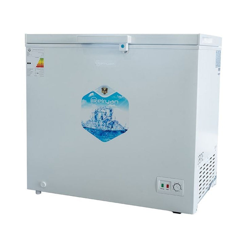 ELRYAN CF260LH Chest Freezer 8ft, White مجمدة 8 قدم الريان