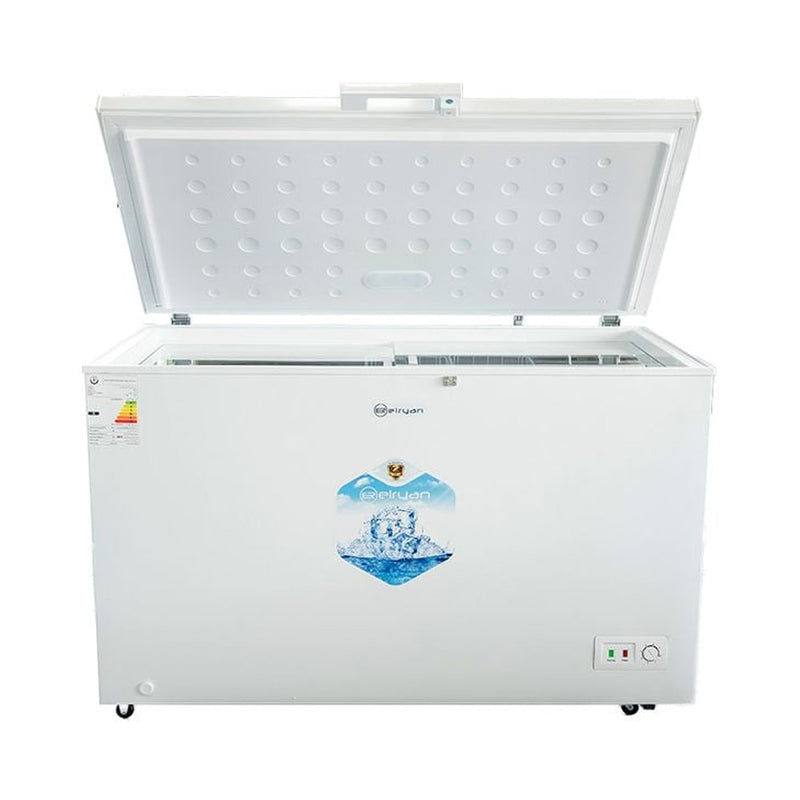 ELRYAN CF490LH Chest Freezer 16ft, White مجمدة 16 قدم الريان