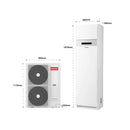 SHOWNIC CFD-H36T4SW Floor Standing Split 3 Ton, White سبلت كنتوري 3 طن شونك
