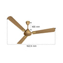 SHOWNIC  CFI-56H50BM Ceiling Fan 56" Bronze مروحة شونك سقفية