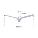 SHOWNIC CFM-56KH50G Ceiling Fan 56" 5 Speeds, White  مروحة شونك 5 سرع