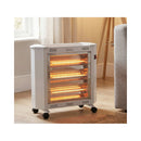 CRAFFT CFT-QH-2K-3-1 Heater 4 candles, White مدفئة كهربائية كرافت