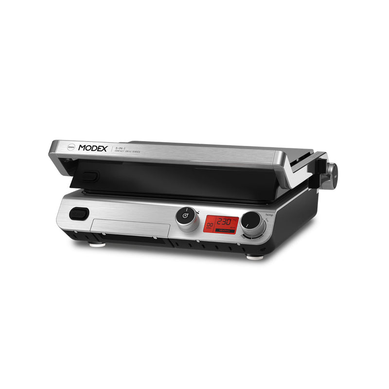 MODEX CG910 Contact Grill 5 in 1 Digital Display, Silver