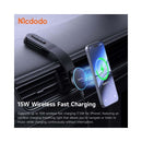 MCDODO CH-6290 Foldable Wireless Car Charging Holder, Black