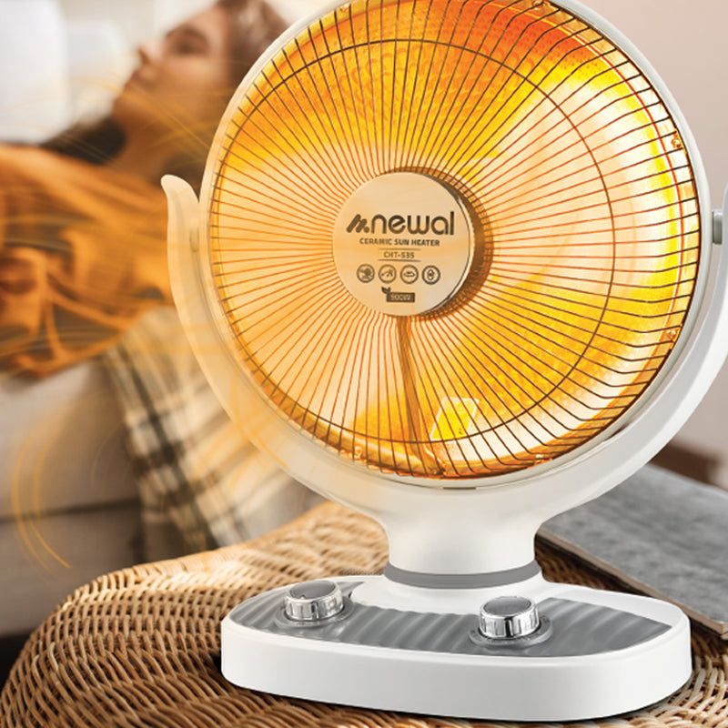 NEWAL CHT-535/01 Ceramic Heater, Easy Carrying handle, 900W, White مدفئة نوال