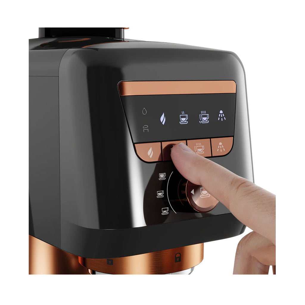 Modex Coffee MODEX CM140 Coffee Machine Automatic Coffee Maker, Black