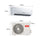 SHOWNIC CSI-H12T4DWS INVERTER Split 12K Btu T3 Hot & Cold, White  سبلت شونك انفيرتر 1طن