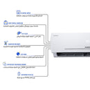 SHOWNIC CSI-H12T4DWS INVERTER Split 12K Btu T3 Hot & Cold, White  سبلت شونك انفيرتر 1طن