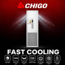 CHIGO CT3HF-36000 Floor Standing Split AC, 3 TON سبلت عامودي 3 طن تدفئة وتبريد جيكو