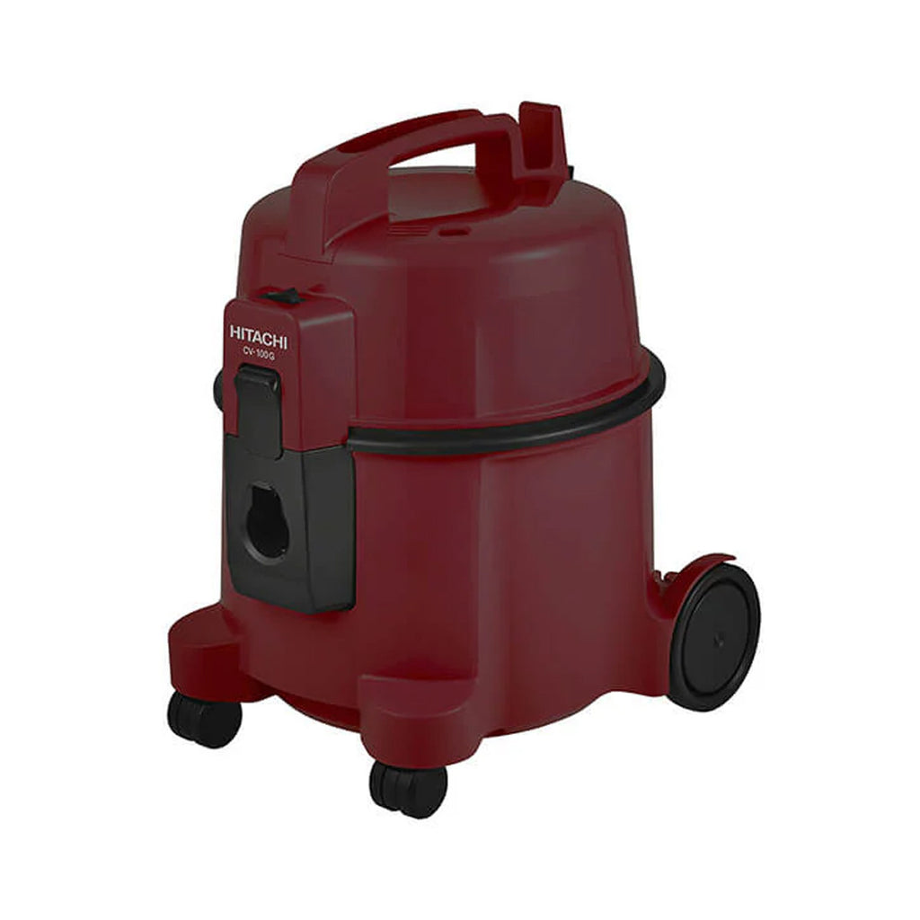 HITACHI CV-100-24CBQ-WR Cylinder Vacuum Cleaner, Red