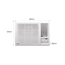 SHOWNIC CW-H24T4MW Window Air Conditioner Cooling & Heating 2 Ton, White مكيف 2 طن شونك