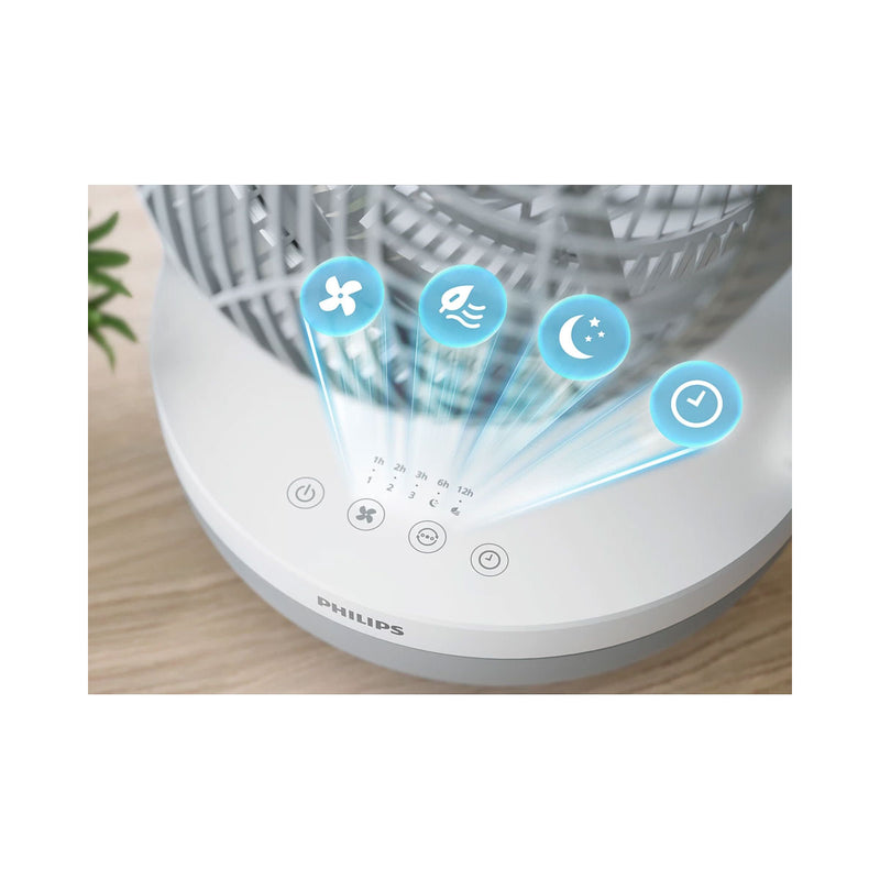 PHILIPS CX2050/00 Table Top Fan, White مروحة مكتبية فلبس