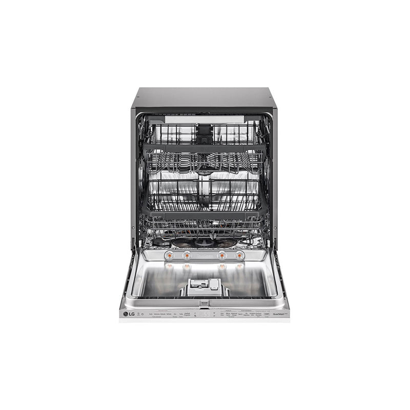 LG DBC425TS - 14 Sets - QuadWash™ Built-in Steam Dishwasher, White غسالة صحون ال جي ابيض