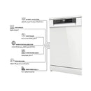 SHOWNIC DW-FS1460AW 14-Place Dishwasher, White غسالة صحون شونك