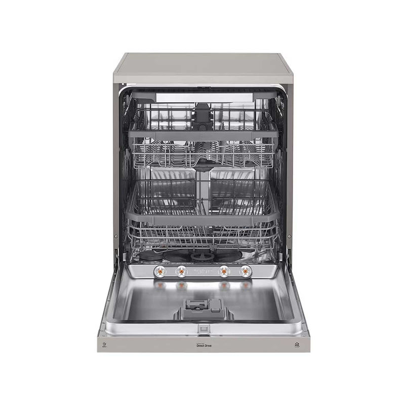 LG DFC435FP New QuadWash Steam Dishwasher, Inverter Direct Drive, Easy Rack plus, Platinum Silver Color