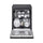 LG DFC513FD 14 Place Settings Dishwasher, Black غسالة صحون ال جي