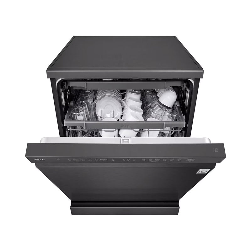 LG DFC513FD 14 Place Settings Dishwasher, Black غسالة صحون ال جي