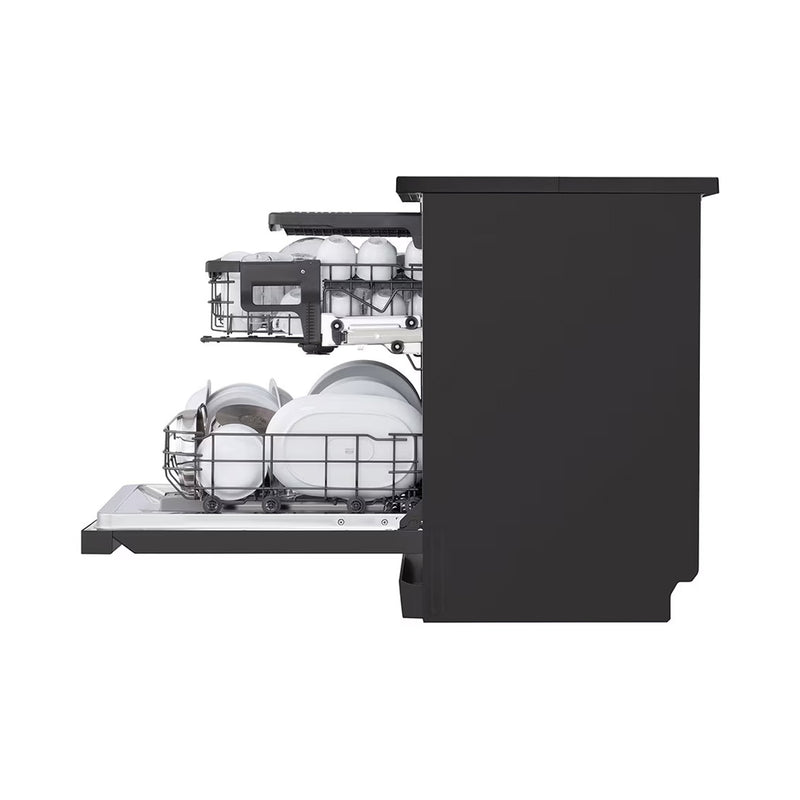 LG DFC513FD 14 Place Settings Dishwasher, Black غسالة صحون ال جي