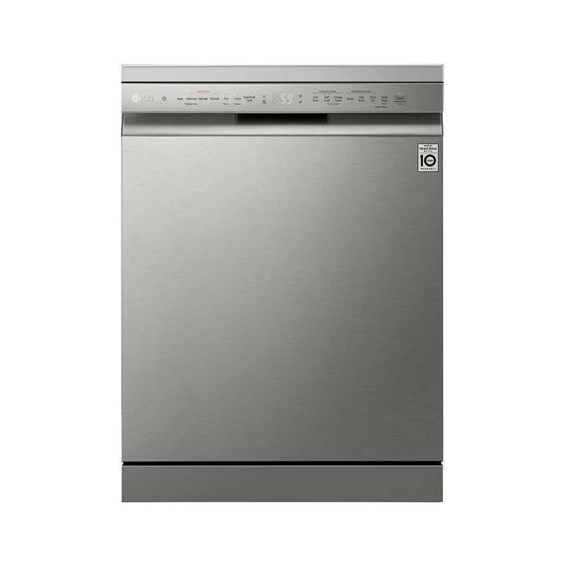 LG DFC532FP QuadWash Steam, 14 Place ,Direct Drive, Platinum Silver غسالة صحون