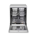 LG DFC612FV QuadWash™ Dishwasher, 14 Place Settings, EasyRack™ Plus, Inverter Direct Drive, Platinum Silver